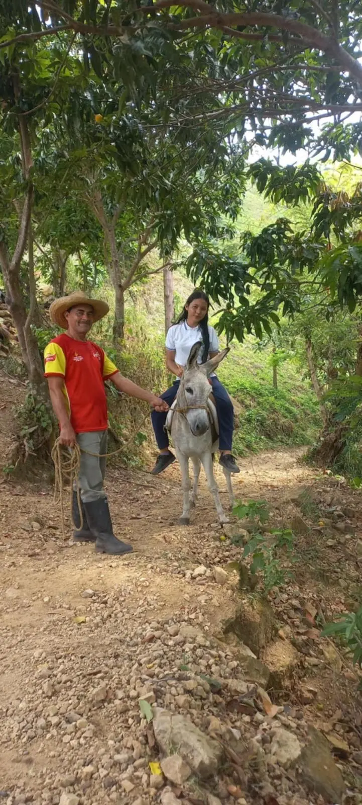 Actividad escolar en la sede rural